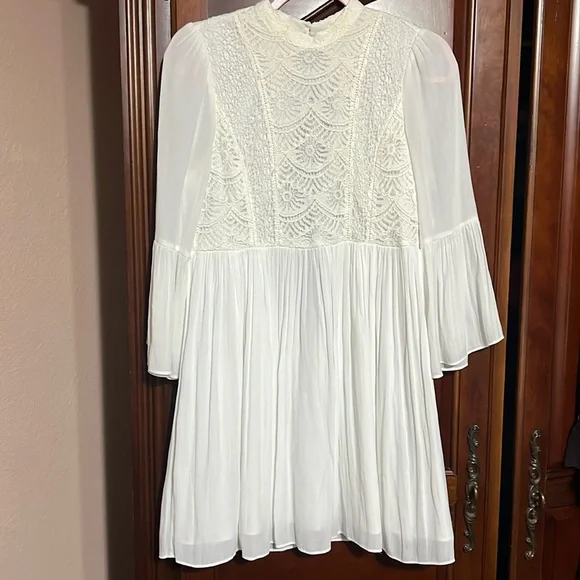 forever 21 long sleeve white dress Plus Size Faux Gem Midi Sweater Dress IVORY / 3X